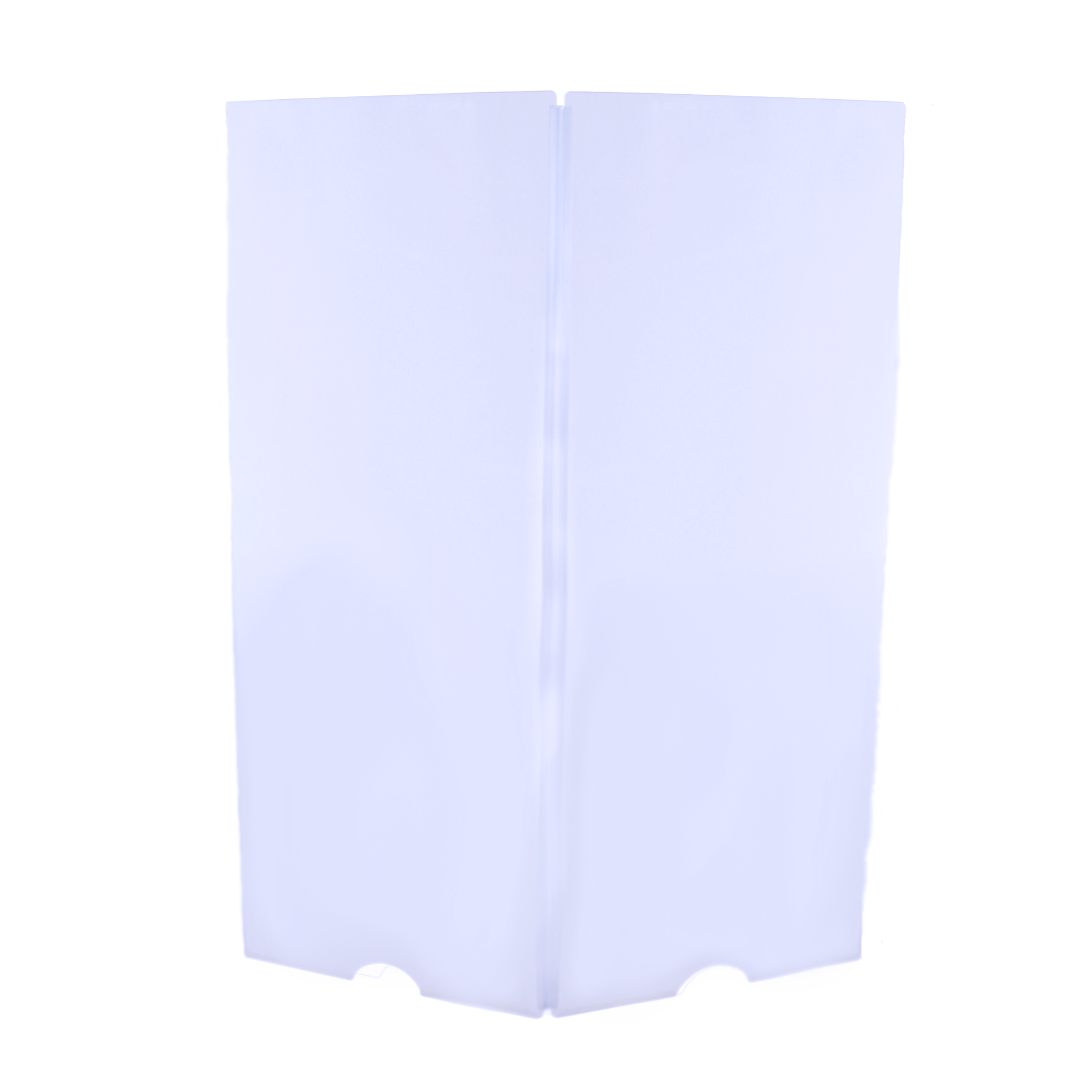 5.5 Foot Tall Assembled Drum Shield System - Crystal Clear Acrylic