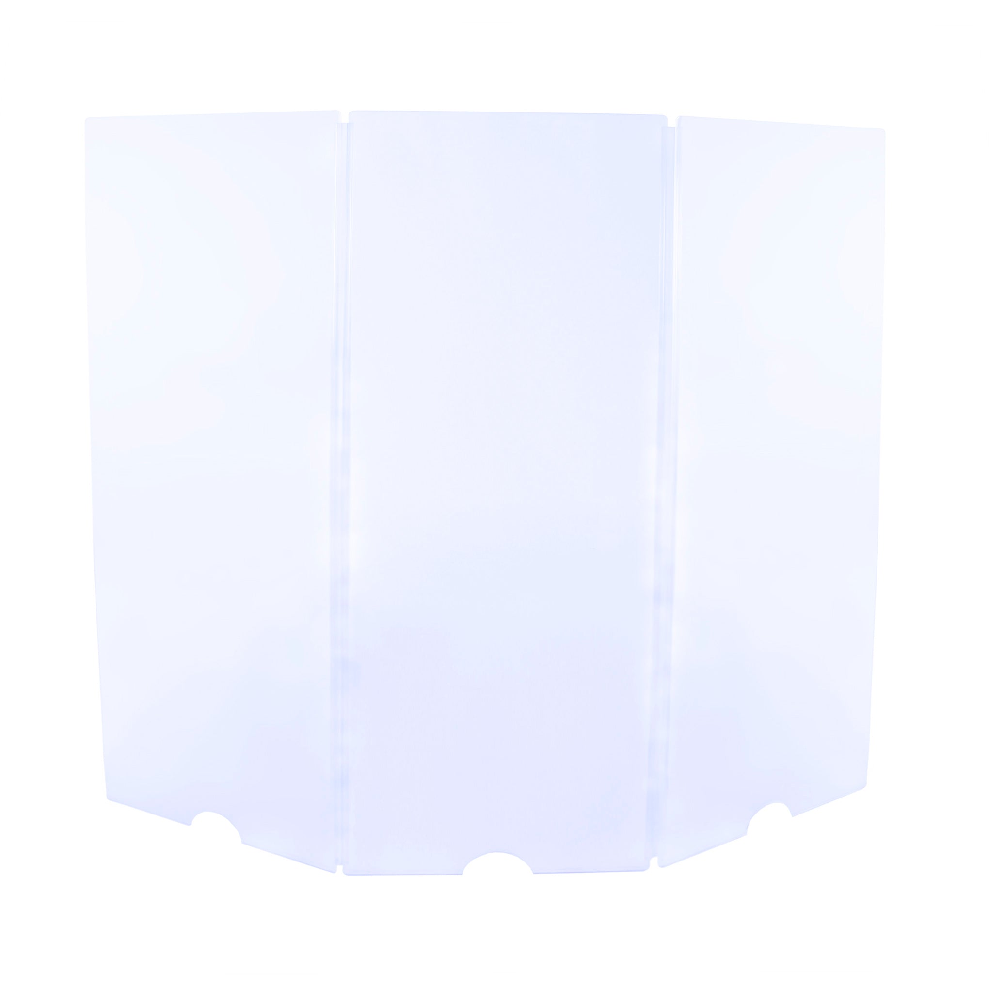 5.5 Foot Tall Assembled Drum Shield System - Crystal Clear Acrylic