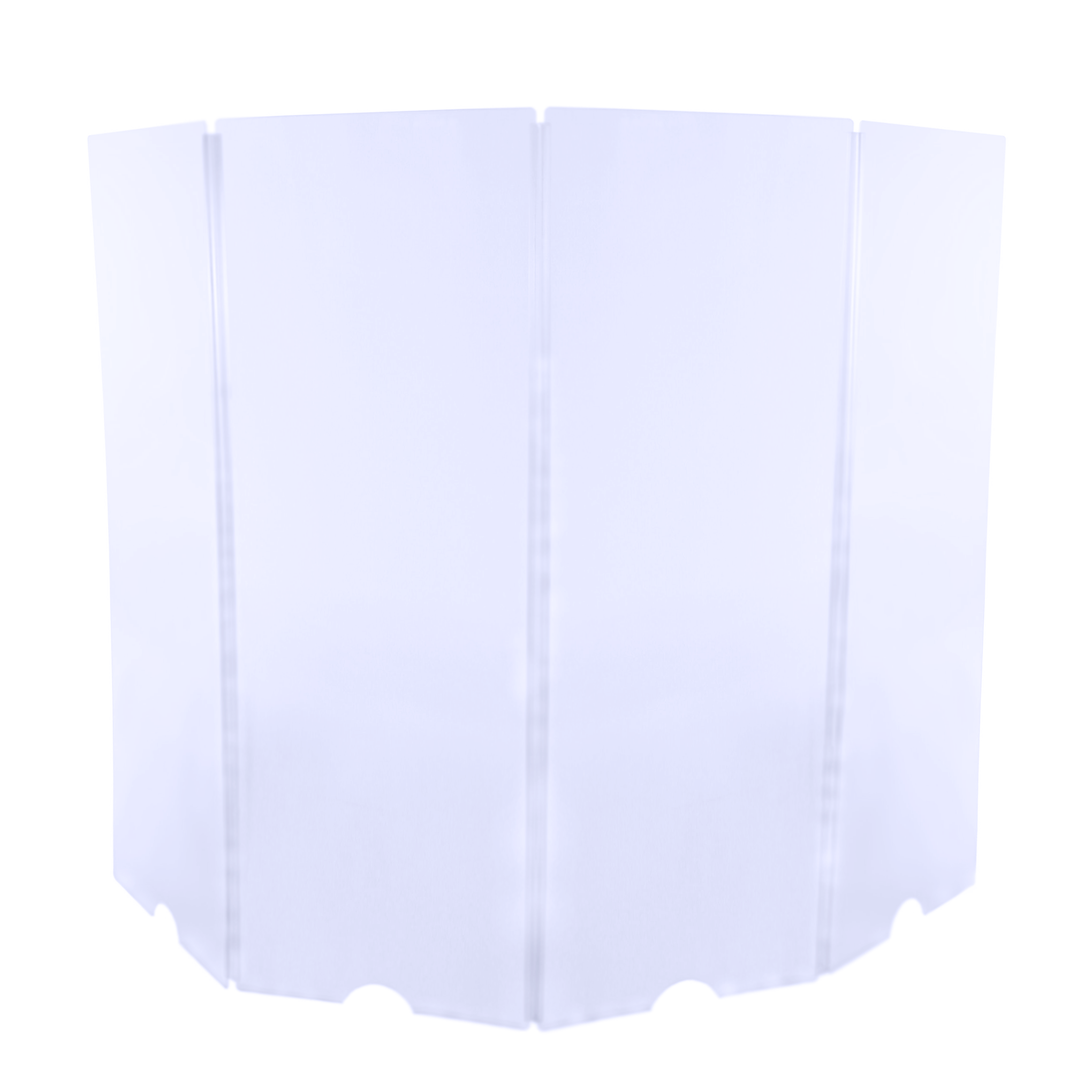 5.5 Foot Tall Assembled Drum Shield System - Crystal Clear Acrylic