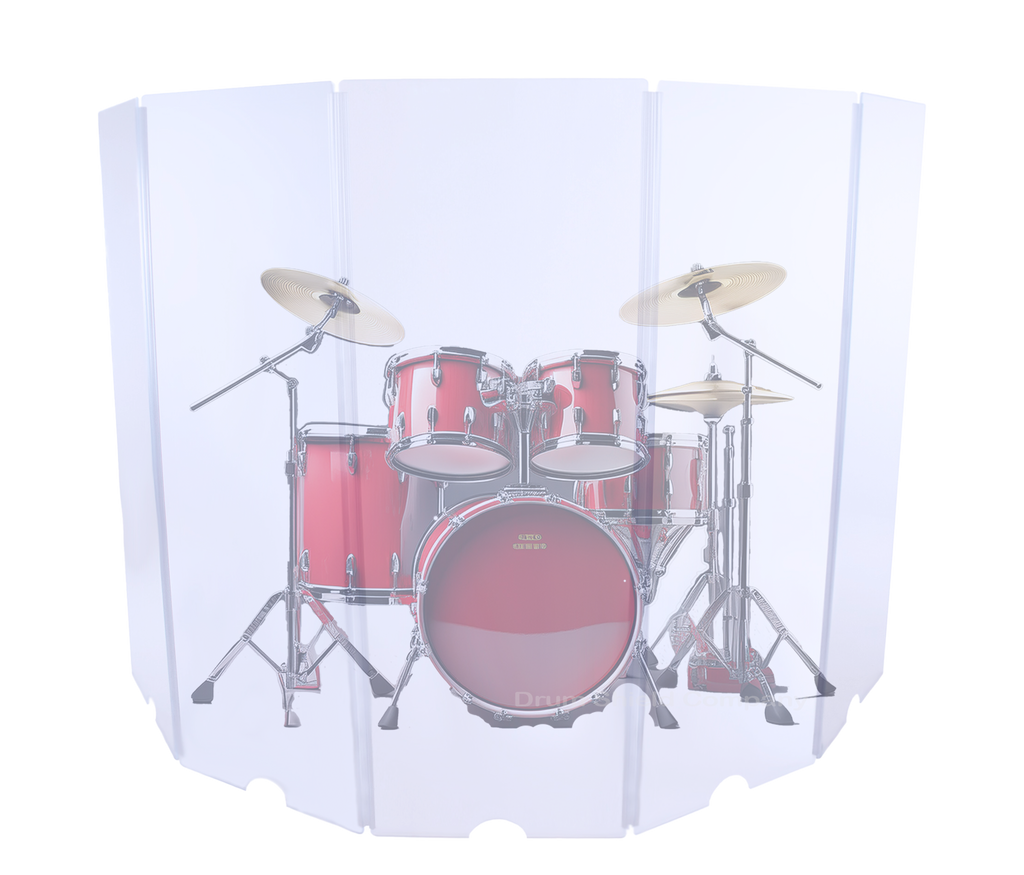 5 panel 5 foot assembled Drum Shield Enclosure 