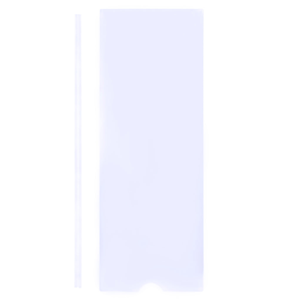 5.5 Foot Tall Assembled Drum Shield System - Crystal Clear Acrylic